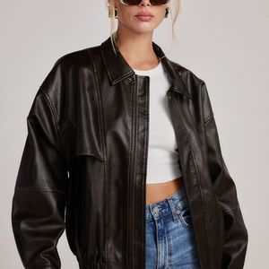 NEW 12th TRIBE London Faux leather jacket